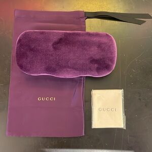 PURPLE GUCCI EYEGLASS CASE * AUTHENTIC*
